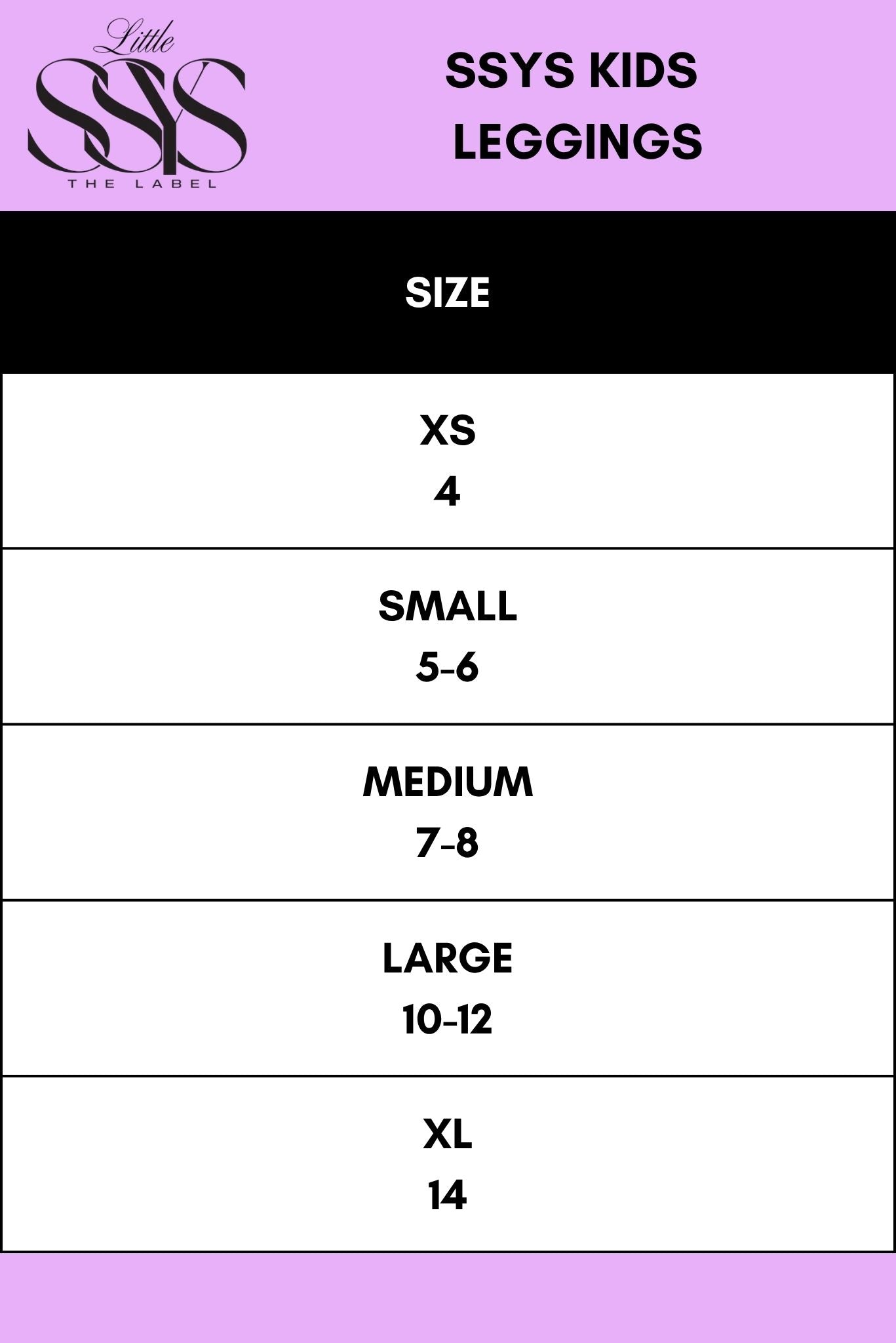 SSYS Kids Pink Red Houndstooth Leggings