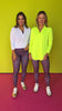 SSYS Lime Honeycomb Long Sleeve Frill V Neck Active Top *FINAL SALE*