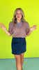 Denim High Waist Wrap Skirt *FINAL SALE*