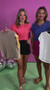 Coral Round Neck Short Sleeve Relaxed Tee Top *FINAL SALE*