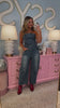 Denim Strapless Barrel Jumpsuit *FINAL SALE*