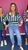 SSYS Landon Color Block Stripe Rugby Top In Light Pink Maroon