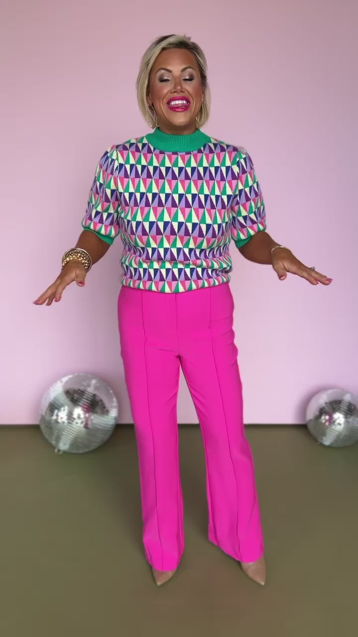 Pink High Waisted Flared Pants, must have pants, must have style, street style, fall style, fall fashion, fall pants, elevated style, elevated pants, mom style, shop style your senses by mallory fitzsimmons, says by Mallory Fitzsimmons