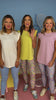 SSYS Ruffle Shoulder Air Top In Pink *FINAL SALE*