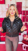 SSYS Quilted Puffer Jacket In Black
