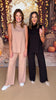 SSYS The Lynn Sleeveless Mock Neck Wide Leg Pants Knit Set In Black *FINAL SALE*