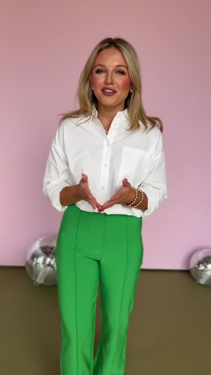 Off White Poplin Collared Button Down Top, must have top, basic top, elevated basics, must have basic, elevated top, mom style, mom fashion, shop style your senses by mallory fitzsimmons, ssys by Mallory Fitzsimmons