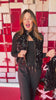 SSYS Black Sequin Puffer Vest
