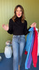 Black Turtleneck Ribbed Knit Long Sleeve Sweater *FINAL SALE*