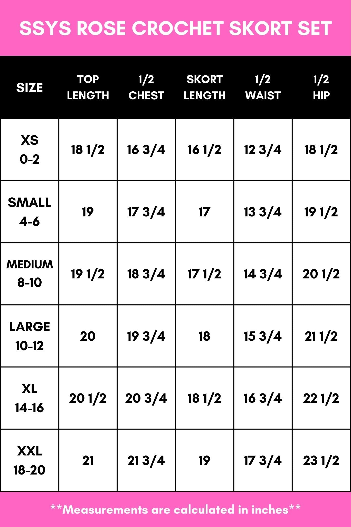 SSYS Rose Stripe Crochet Skort Set In Deep Nightfall