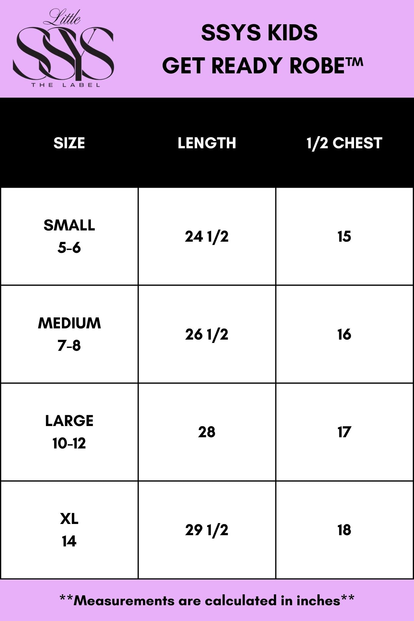 SSYS Kids BubbleGum Pink Get Ready Robe™ *FINAL SALE*