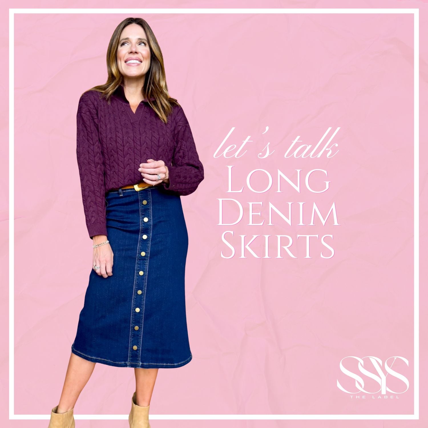 How to Style a Long Denim Skirt Without Overthinking It