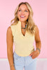 SSYS Elle High Neck Top In Butter