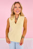 SSYS Elle High Neck Top In Butter
