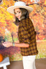 Camel Brown Plaid Button Down Flannel, must have top, must have style, must have fall, fall collection, fall fashion, elevated style, elevated top, mom style, fall style, shop style your senses by mallory fitzsimmons