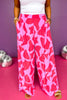 Lilac Coral Geo Printed Wide Pants, pants, wide leg pants, printed pants, colorful pants, bright pants, lilac pants, coral pants, lilac coral printed pants, geo pattern pants, lilac coral geo pattern pants, must have pants, elevated pants, elevated style, summer pants, summer style, Shop Style Your Senses by Mallory Fitzsimmons, SSYS by Mallory Fitzsimmons