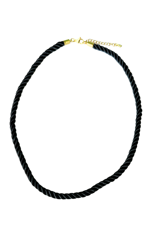 Black Rope Necklace