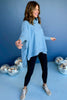 Blue Cowl Neck Top, cozy style, cozy top, elevated top must have top, must have style, winter style, winter fashion, elevated style, elevated top, mom style, winter top, shop style your senses by mallory fitzsimmons