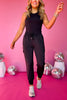 SSYS Black Scuba Cargo Joggers, SSYS the label, must have joggers, must have style, elevated athleisure, must have athleisure, mom style, active style, must have activewear, shop style your senses by mallory fitzsimmons