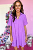 Lavender Collared Short Sleeve Crepe Dress, Short Sleeve Dress, Crepe Dress, Summer Dress, Summer Style, Mom Style, Shop Style Your Senses by Mallory Fitzsimmons