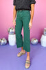 Vervet Green High Rise Crop Wide Leg Jeans,  must have jeans, must have style, must have denim, spring fashion, spring style, street style, mom style, elevated comfortable, elevated style, shop style your senses by mallory fitzsimmons