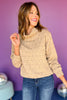 SSYS The Ava Top In Taupe, ssys the label, ssys pullover, must have pullover, must have style, must have fall, fall fashion, fall style, elevated style, elevated pullover, mom style, quilted style, shop style your senses by mallory fitzsimmons