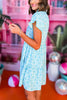 SSYS The Eliza Flutter Sleeve Tiered Dress In Lattice, ssys the label, spring break dress, spring break style, spring fashion affordable fashion, elevated style, bright style, printed top, mom style, shop style your senses by mallory fitzsimmons, ssys by mallory fitzsimmons