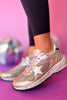 Gold Star Detail Metallic Sneakers, must have shoe, must have sneaker, elevated sneaker, elevated style, mom style, athletic style, shop style your senses by mallory fitzsimmons