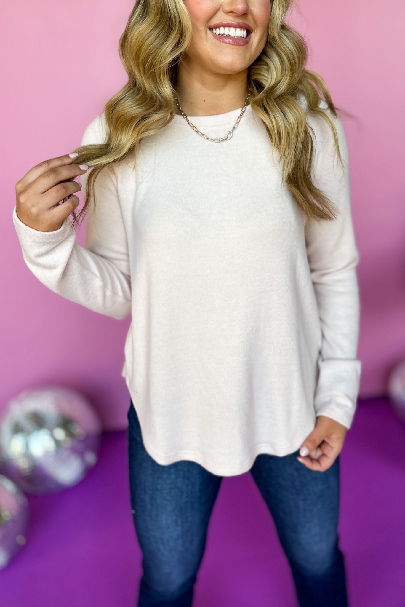 Pink Raglan Long Sleeve Top, must have top, must have style, must have fall, fall collection, fall fashion, elevated style, elevated top, mom style, fall style, shop style your senses by mallory fitzsimmons