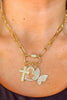 SSYS Scripture Cross Charm, ssys the label, must have charm, must have charm necklace, elevated charm, elevated charm necklace, acessories, scripture charm, scripture, gift, mom style, shop style your senses by mallory fitzsimmons