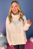 SSYS The Laura Pullover In Ivory, must have pullover, must have style, elevated style, elevated pullover, fleece lined pullover, winter style, mom style, shop style your senses by mallory fitzsimmons