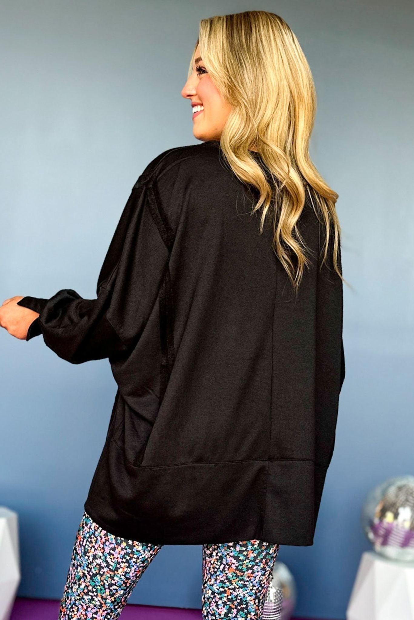 Black Round Neck Drop Shoulder Knit Pullover , must have top, must have style, must have fall, fall collection, fall fashion, elevated style, elevated top, mom style, fall style, shop style your senses by mallory fitzsimmons