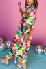 Karlie Green Multi Tropical Print Collared Short Sleeve Button Down Shirt Maxi Dress, must have dress, must have style, summer style, spring fashion, elevated style, elevated dress, mom style, shop style your senses by mallory fitzsimmons, ssys by mallory fitzsimmons