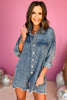  Light Denim Washed Long Sleeve Frayed Hem Romper, must have romper, must have style, concert style, spring fashion, elevated style, elevated romper, mom style, shop style your senses by mallory fitzsimmons, ssys by mallory fitzsimmons