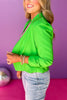 Green Long Sleeve Open Blazer Jacket, Saturday steal, blazer, must have blazer, must have jacket, spring style, spring fashion, elevated style, layering piece, mom style, shop style your senses by Mallory Fitzsimmons, says by Mallory Fitzsimmons  Edit alt text