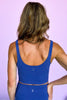 SSYS Periwinkle Blue V-Neck Padded Active Tank Top *FINAL SALE*