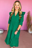 SSYS The Morgan Dress In Forest Green, must have dress, must have style, elevated style, elevated dress, fall style, fall dress, shop style your senses by mallory fitzsimmons