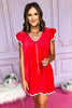 SSYS Red Get Ready Robe™, SSYS The Label, Get Ready Robe, GRR, robe, zip up robe, short sleeve robe, scallop detail robe, morning robe, night robe, red robe, red zip up robe, red short sleeve robe, red scallop detail robe, red morning robe, red night robe, must have robe, elevated robe, elevated style, elevated lifestyle, Shop Style Your Senses by Mallory Fitzsimmons, SSYS by Mallory Fitzsimmons