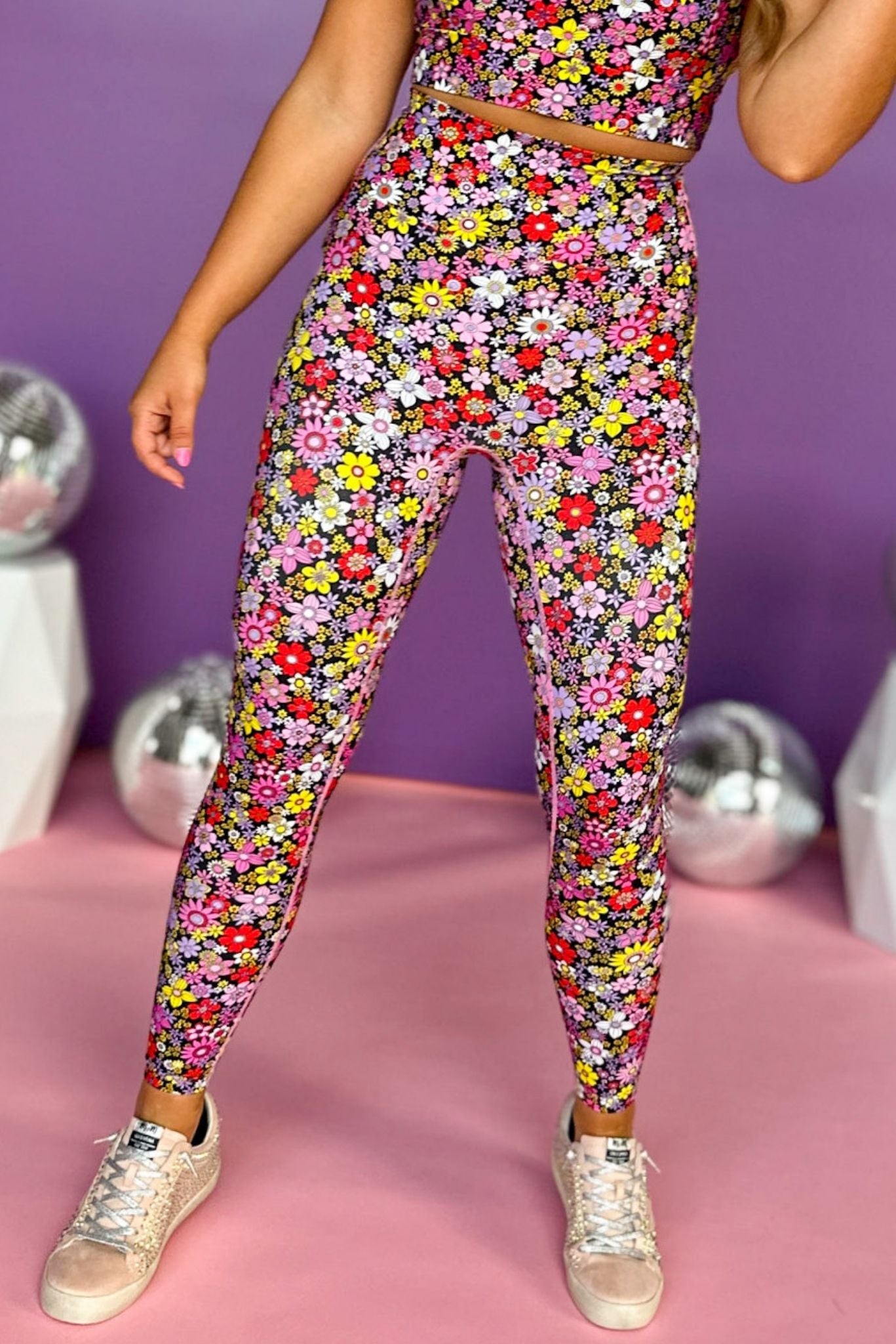 SSYS Colorful Floral High Waist Seamless Butter Leggings *FINAL SALE*