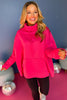 SSYS The Laura Pullover In Dark Pink, must have pullover, must have style, elevated style, elevated pullover, fleece lined pullover, winter style, mom style, shop style your senses by mallory fitzsimmons