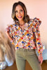 SSYS The Julia Top In Vintage Floral, SSYS the label, custom design, must have top, must have style, must have fall, fall collection, fall fashion, elevated style, elevated top, mom style, fall style, shop style your senses by mallory fitzsimmons