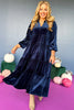  SSYS The Lillian Dress In Navy Velvet, elevated style, elevated dress, velvet dress, SSYS the label, must have dress, must have style, fall fashion, fall style, fall dresss, mom style, shop style your senses by mallory fitzsimmons