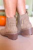Brown Micro Suede Pull On Lug Sole Bootie, must have bootie, must have shoe, fall bootie, elevated bootie, shop style your senses by mallory fitzsimmons