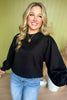 Black Brushed French Terry Pullover, must have pullover, must have style, comfy style, fall style, fall fashion, affordable fashion, elevated pullover, elevated style, mom style, must have basic, elevated basic, shop style your senses by mallory fitzsimmons