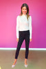 Mica Black High Rise Ankle Skinny Jeans