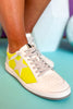 Shu Shop Lime Grey Tab Star Sneakers, shoes, sneakers, must have sneakers, elevated sneakers, neon sneakers, mom style, shop style your senses by mallory fitzsimmons, ssys by mallory fitzsimmons