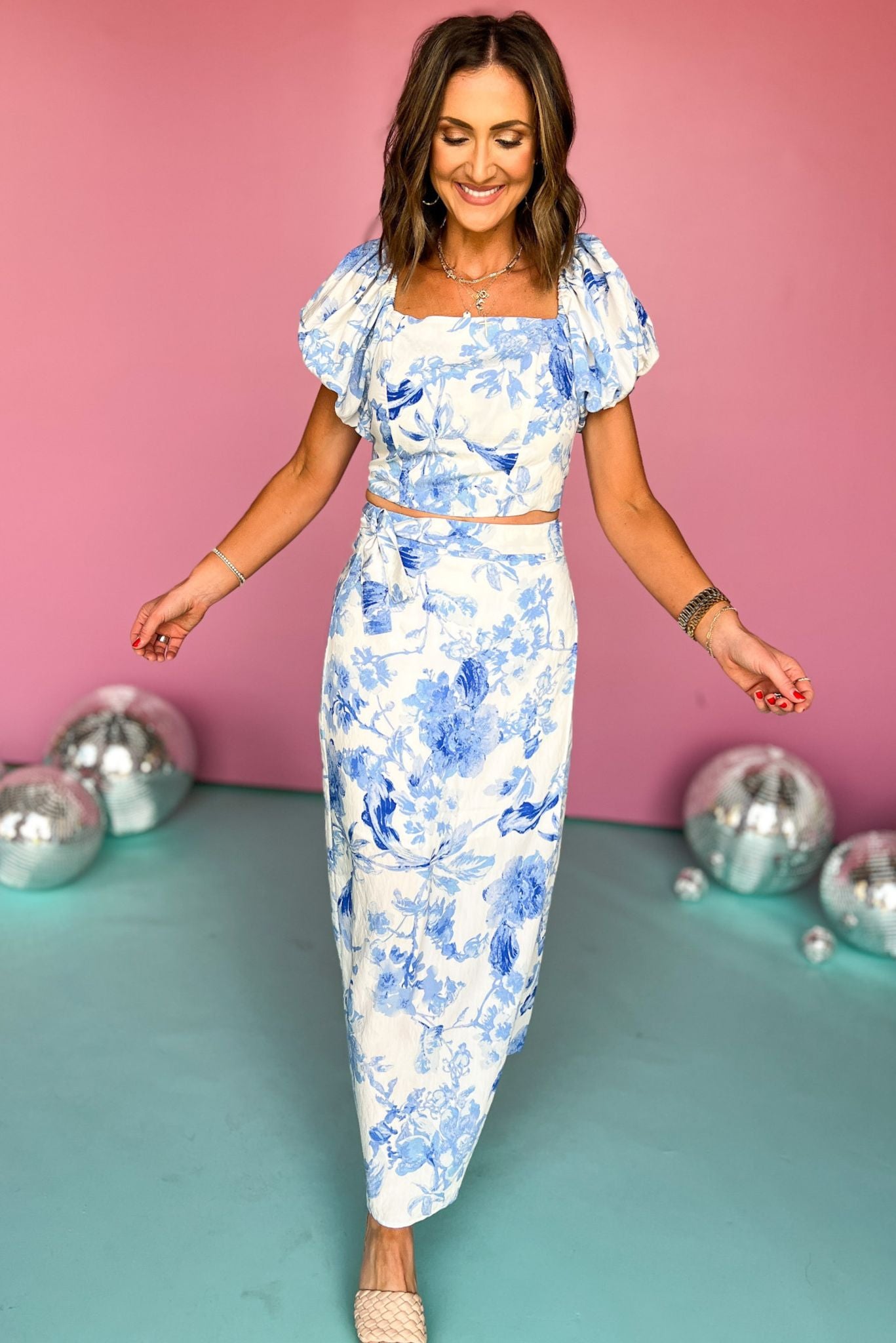 Off White Floral Print Wrap Maxi Skirt *FINAL SALE* – SSYS