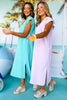 SSYS The Iris Maxi Dress In Lilac, ssys the label, spring break top, spring break style, spring fashion affordable fashion, elevated style, bright style, bright dress, mom style, shop style your senses by mallory fitzsimmons, ssys by mallory fitzsimmons