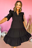 SSYS The Morgan Dress In Black, ssys the label,elevated dress, elevated style, mom style, must have dress, must have style, church style, fall dress, fall style, shop style your senses by mallory fitzsimmons