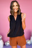 Black V Neck Sleeveless Top, must have tank, basic tank, elevated basics, must have basic, elevated tank top, mom style, warm fashion, shop style your senses by mallory fitzsimmons, ssys by mallory fitzsimmons